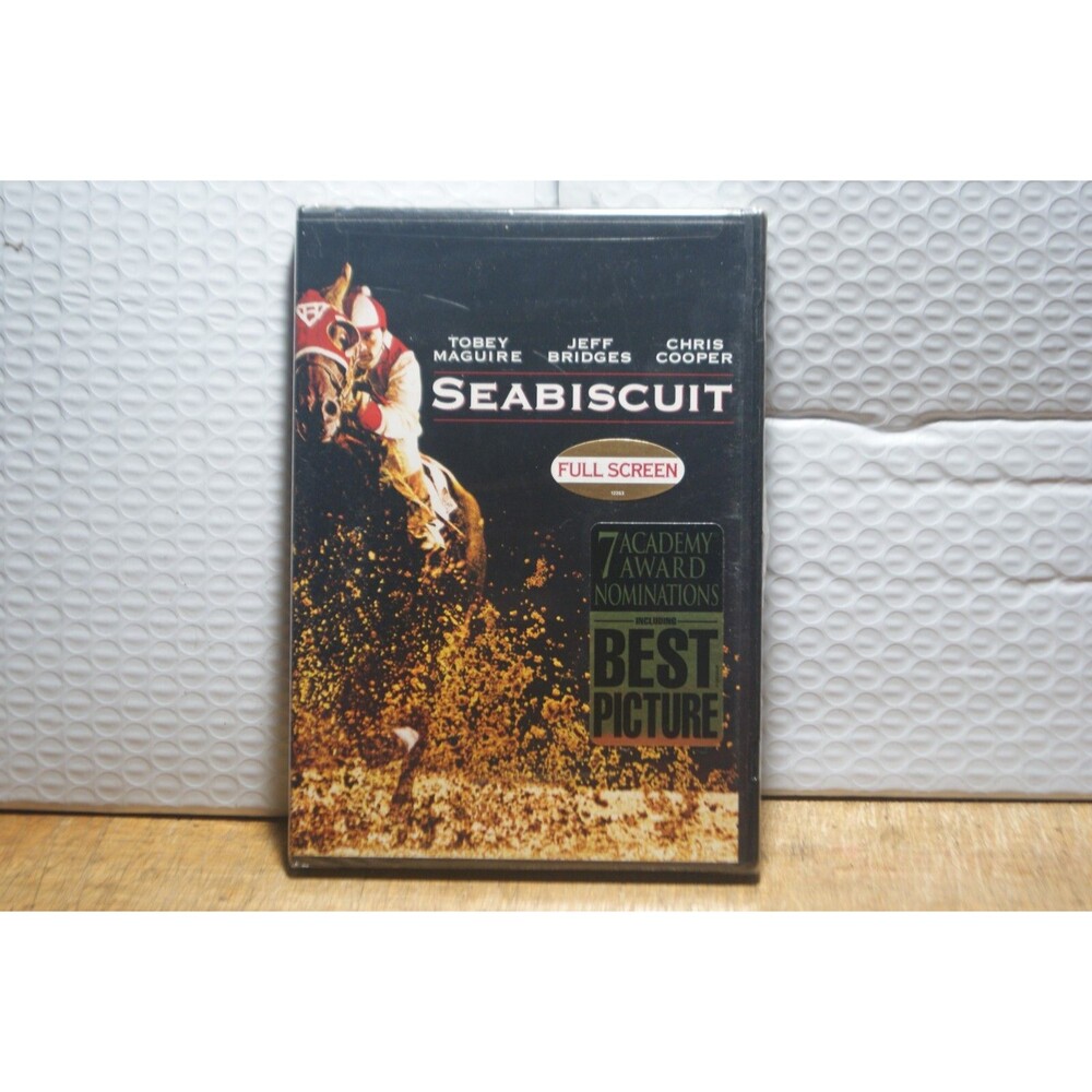 NEW Seabiscuit (Fullscreen DVD, 2003) Tobey Maguire, Jeff Bridges - Sealed! Hors